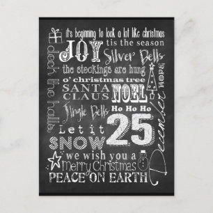 Chalkboardkunst Briefkaart