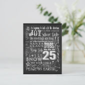 Chalkboardkunst Briefkaart (Staand voorkant)