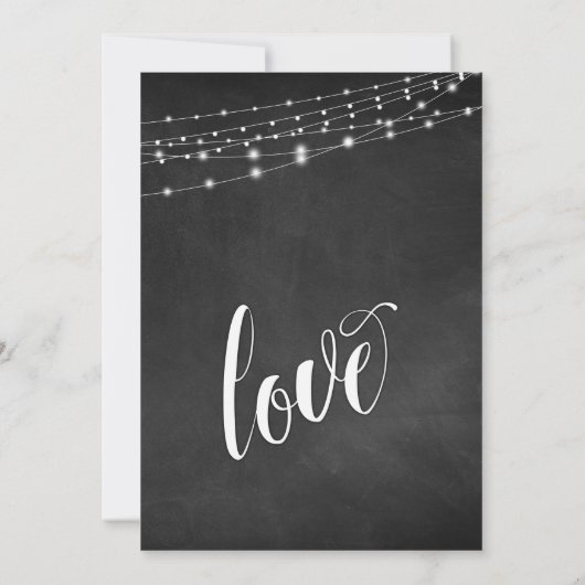 Chalkboardlampjes we hebben weduwen ontdekt kaart (Achterkant)