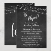 Chalkboardlampjes we hebben weduwen ontdekt kaart (Voorkant / Achterkant)