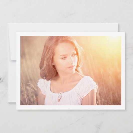 Chalkboardminimalistisch Afstuderen foto-Afstudere Aankondiging