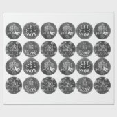 Chalkboardontwerp voor grafische weergave cadeaupapier (Vlak)