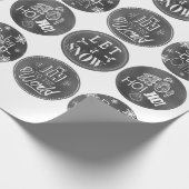 Chalkboardontwerp voor grafische weergave cadeaupapier (Hoek)