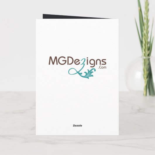  Chalkboardpauw bruiloft Hartelijk dank Bedankkaart (Achterkant)