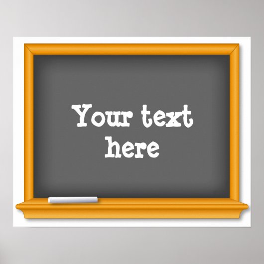 ChalkboardPoster Poster (Voorkant)