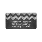 Chalkboardscharonnen met een griltype etiket (Voorkant)