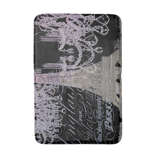 chalkboardscripts chandelier paris eiffeltoren badmat (Voorkant Verticaal)