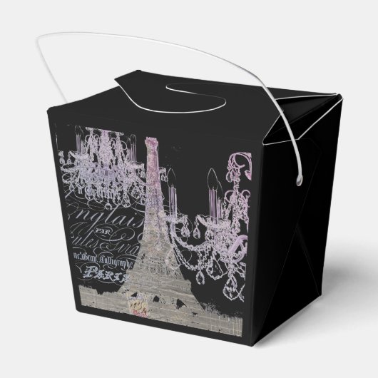 chalkboardscripts chandelier paris eiffeltoren bedankdoosjes (Achterkant)