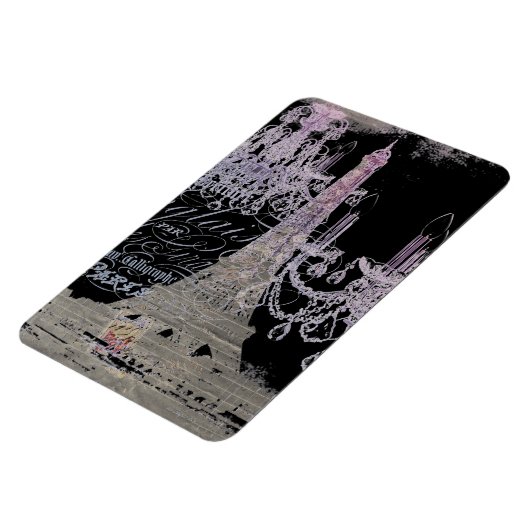 chalkboardscripts chandelier paris eiffeltoren magneet (Linkerzijde)