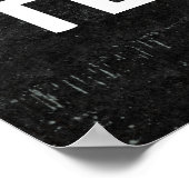 Chalkboardstijl - houd kalm op Poster (Hoek)