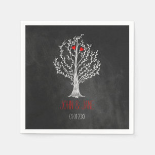 Chalkboardthema Servetten