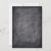 Chalkboardvakantie Kaart (Achterkant)