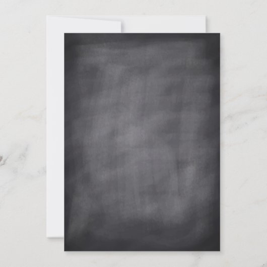 Chalkboardvakantie Kaart (Achterkant)