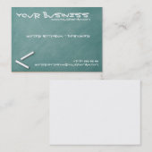 ChalkboardVisitekaartje Visitekaartje (Voorkant / Achterkant)