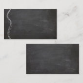 ChalkboardVisitekaartje Visitekaartje (Voorkant / Achterkant)