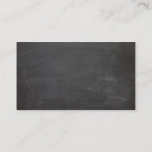ChalkboardVisitekaartje Visitekaartje (Achterkant)