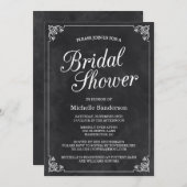  ChalkboardVrijgezellenfeest Kaart (Voorkant / Achterkant)