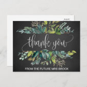 Chalkboardvulling Hartelijk dank Briefkaart (Voorkant / Achterkant)