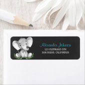 ChalkboardWaterverf Elephant Boy Etiket (Insitu)