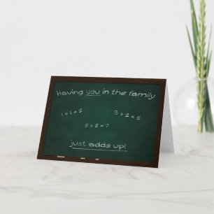 ChalkboardWenskaart Kaart