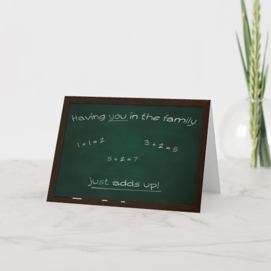 ChalkboardWenskaart Kaart (Voorkant)