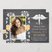 CHALKBOORD VOOR MEDISCH SCHOOLAFSTUDEREN KAART (Voorkant / Achterkant)