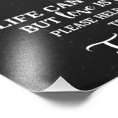 Chalkbord met lichtsignaal — POPCORN BAR Foto Afdruk (Hoek)