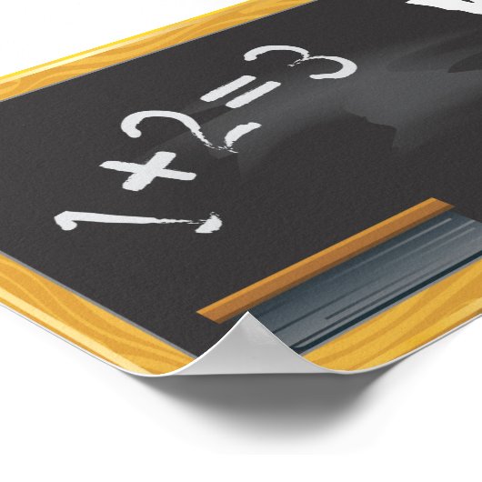 Chalkbordbanner Poster (Hoek)