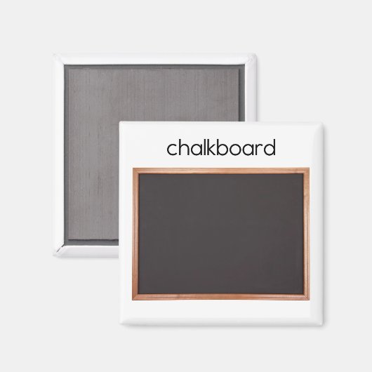 Chalkbordkoeler Magnet (Voorkant / Achterkant)
