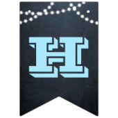 Chalkbordlampblauw Alle aangepaste kantine voor ov Vlaggetjes (Tweede vlag)