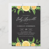 Chalkbordluiers en -Sinaasappels zomerspringen Kaart (Voorkant)