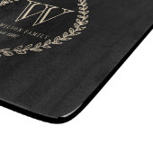 Chalkbordmonogram Snijplank (Hoek)