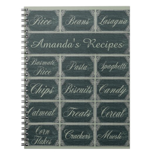 Chalkbordontvangers Notitieboek (Voorkant)