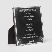 Chalkbordontwerp met Lao Tzu Inspirerend Quote Fotoplaat (Voorkant)