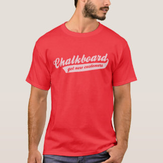 Chalkbordontwerp T-shirt