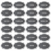 Chalkbordstijlpaneellabel voor Roche Rustisch  Sticker (Voorkant)