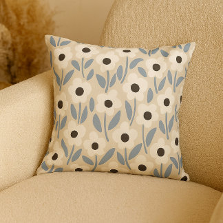 Chalkflower Garden Blue Winter Vibe Kussen