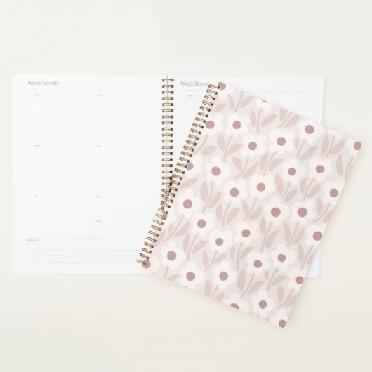 Chalkflower Garden Soft Romantic Pink Planner (Display)