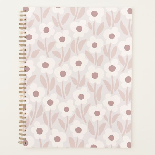 Chalkflower Garden Soft Romantic Pink Planner (Voorkant)