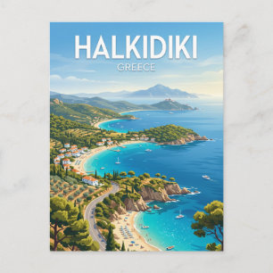 Chalkidiki Griekenland Briefkaart