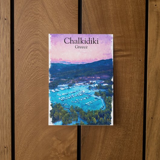 Chalkidiki Griekenland Landschap Briefkaart