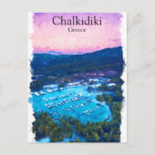 Chalkidiki Griekenland Landschap Briefkaart (Voorkant)