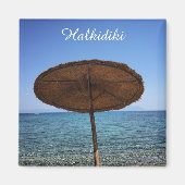 Chalkidiki koelkastmagneet magneet (Voorkant)