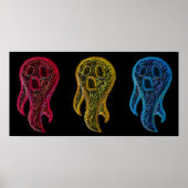 Chalkie Ghosts Poster (Voorkant)