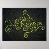 Chalkie Yellow Zee Poster (Voorkant)