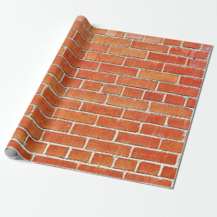 Chalky Brick-muur met hoge blootstelling Cadeaupapier