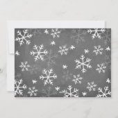 Chalky Snowfall 3 Feestdagenkaart (Achterkant)