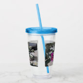 Challa Cactus in bloei Acryl Drinkbeker (Links)