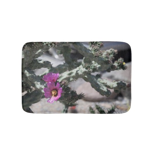 Challa Cactus in bloei Badmat (Voorkant)