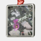 Challa Cactus in bloei Metalen Ornament (Links)